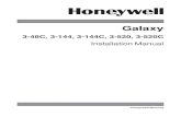 Installation Manual - Krypto Security (Cyprus) Ltd · Galaxy 3-48C, 3-144, 3-144C, 3-520, 3-520C Installation Manual Honeywell Security
