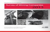 Survey of Mining Companies 2013 - Fraser Institute INSTITUTE ANNUAL Survey of Mining Companies by Alana Wilson and Miguel Cervantes Survey Director: Kenneth P. Green FRASER INSITUTUE
