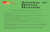 Journal of Dental Hygiene - American Dental Hygienists ...jdh.adha.org/content/90/3/local/complete-issue.pdf · The Journal of Dental Hygiene is the refereed ... Cahoon, RDH, MS;