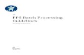 PPS Batch Processing - Wisconsin Department of … · Web viewDHS PPS Batch Processing Guidelines Includes Batch UAT Testing DHS 08/21/2014 Version 1.4.7 Table of Contents Overview