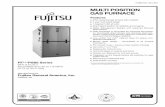 MULTI POSITION GAS FURNACE - Fujitsu General FURNACE Manufactured for Fujitsu General America ... service dealer to use ... EXTERNAL STATIC PRESSURE INCHES WATER COLUMN [kPa] 0.1 [.02]