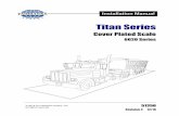 51356 - Titan Cover Plated Series Truck Scale Installation ... · SECTION 4: SERVICE & MAINTENANCE ... 5.2 Load Cells and Load Cell Hardware ... ensuring enough area for straight