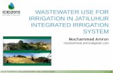WASTEWATER USE FOR IRRIGATION IN …icid2015.sciencesconf.org/conference/icid2015/pages/...IRRIGATION IN JATILUHUR INTEGRATED IRRIGATION SYSTEM WHAT POTENTIAL FOR WASTEWATER USE IN