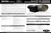 Model# PF HT 750DRD REMANUFACTURED TRANSMISSION · Model# PF HT 750DRD REMANUFACTURED TRANSMISSION ALLISON - HT 750 General Rating: General Specification & Application Data www. powerforce.com