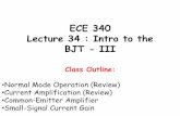 ECE 340 Lecture 34 : Intro to the BJT - IIItransport.ece.illinois.edu/.../ECE340Lecture34-IntroBJT-III.pdfECE 340 Lecture 34 : Intro to the BJT - III ... M.J. Gilbert ECE 340 ... By