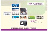 INSILCO LIMITED ANNUAL REPORT 2016-17insilcoindia.com/Pdf/Annual-Report2016-2017.pdf · INSILCO LIMITED ANNUAL REPORT 2016-17 ... BANKERS BNP Paribas State Bank of India ICICI Bank