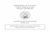 DEPARTMENT OF THE NAVY FISCAL YEAR (FY) 2015 BUDGET ESTIMATES€¦ ·  · 2015-05-05department of the navy fiscal year (fy) 2015 budget estimates justification of estimates april