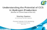 Understanding the Potential of CCS in Hydrogen Production · Understanding the Potential of CCS in Hydrogen Production (Review of Current State-of-the-Art) Stanley Santos IEA Greenhouse