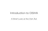 Introduction to OSHA - courses.justice.eku.edu · Introduction to OSHA ... {Subpart - Subpart L; 1926.450: ... 29 CFR 1926.405 (j) (4) (ii) (C) (1) Lower Case Alphabetical Italicized