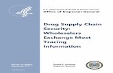 Security: Wholesalers Exchange Most Tracing Information · Drug Supply Chain Security: Wholesalers Exchange Most Tracing Information What OIG Found We found that all 31 selected wholesalers