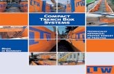 Compact Trench Box Systems - Įrankių nuoma shoring boxes brochure ENG.pdfCompact Trench Box Systems ... B = Base Unit · T = Top Unit · tpl = Plate tickness 100 ... Plate Length