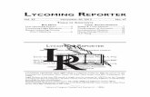 Lycoming Reporter 11/20/2015 - Lycoming Law … Avery Weber, President Robert Cronin, President-Elect Ryan M. Tira, Treasurer Jennifer L. Heverly, Secretary committee chaiRs Your online
