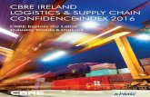 CBRE IRELAND LOGISTICS & SUPPLY CHAIN ... IRELAND LOGISTICS & SUPPLY CHAIN CONFIDENCE INDEX 2016 CBRE Explore the Latest Industry Trends & Outlook All ﬁgures and data relating to