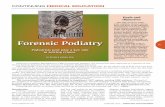 Forensic Podiatrypodiatrym.com/cme/CME115.pdf · and discipline of forensic podiatry in the forensic community. The article will introduce the reader ... ty of podiatric medicine