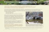 The purpose of this introductory guide is to help …rcrcd.com/Publications/ConservingWaterways.pdf• control erosion, and • percolate water into underground aquifers. Many waterways