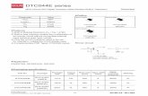 DTC044EEBTL : Transistors - Rohmrohmfs.rohm.com/en/products/databook/datasheet/discrete/transistor/... · DTC044E series NPN 100mA 50V Digital Transistor (Bias Resistor Built-in Transistor)