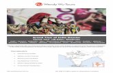Grand Tour of India Dossier - Wendy Wu Tours Australia Tour of India Dossier Classic Tour 28 Days Moderate Delhi – Varanasi – Khajuraho – Agra – Ranthambore National Park –