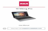 10 Viking Pro - RCA€¦ · 10 Viking Pro Need help? Visit support.rcatablets.com User Manual