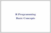 R Programming Basic Concepts - Department of …stats782/downloads/01-Basics.pdfR Programming Basic Concepts. The S Language ... which makes it possible for anyone to download and