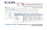 OXtender for SugarCRM User Guide - Digitecfiles.digitec.de/bis/ox-syncrm/sugarcrm/ox_since_v6.22/old... · DIGITEC OXtender for SugarCRM Rev. 1.0 User Guide Page 5 of 14 3.2 Create