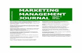 MARKETING MANAGEMENT JOURNAL VOLUME 19 … · Chae-Eon Lee, Gwangyong Gim and ... Bruce Keillor Youngstown State ... Submissions to The Marketing Management Journal are …