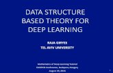 DATA STRUCTURE BASED THEORY FOR DEEP … · DATA STRUCTURE BASED THEORY FOR DEEP LEARNING ... Mathematics of Deep Learning Tutorial EUSIPCO Conference, Budapest, Hungary August 29