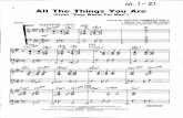 M. All The Things You Are (From Il Very Warm For May ... The Things You Are (From Il Very Warm For May") PIANO ðma abs) 00 Lyrics by OSCAR HAMMERSTEIN Il Music by JEROME KERN Arranged