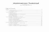 Animatron Tutorial - rpbourret.com · Animatron Tutorial Ronald Bourret ... This tutorial introduces computer animation using Animatron. Animatron is a product of Animatron.com. A