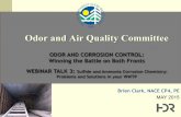 Odor and Air Quality Committee - PNCWA Home · Odor and Air Quality Committee Brien Clark, NACE CP4, PE MAY 2015 . SULFIDE AND CORROSION . Internal Corrosion of Wastewater Systems