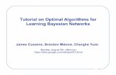 Tutorial on Optimal Algorithms for Learning …ijcai13.org/files/tutorial_slides/tf2.pdfTutorial on Optimal Algorithms for Learning Bayesian Networks ... Using a joint probability