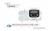 INSTRUCTIONS FOR USE - tenscare.co.uk EMS Manual I...• Manual TENS programs giving range of 1-120Hz ... Endorphin Release At low frequency settings,and slightly stronger outputs,