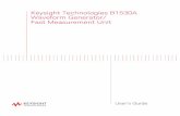 Keysight Technologies B1530A Waveform …literature.cdn.keysight.com/litweb/pdf/B1530-90000.pdfIn This Manual This manual provides the information about Keysight Technologies B1530A