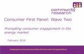 Consumer First Panel: Wave Two - Ofgem · Consumer First Panel: Wave Two ... There is a hypothesis that the term “standard”is normalising ... These are the factors that exist