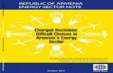 Charged Decisions: Difficult Choices in Armenia’s … decisions: difficult choices in armenia’s energy sector iii. ... demand forecasting ... charged decisions: difficult choices