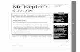 CHARIS Mathematics Unit 15 • Mr Kepler’s shapes Mr … Devlin, Mathematics – The Science of Patterns ... Get them to describe any patterns, ... Unit 15 • Mr Kepler’s shapes