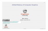 A Brief History of Computer Graphics - College ofweb.engr. mjb/cs550/Handouts/History.1pp.pdf · PDF filemjb–September 6, 2017 1 Computer Graphics A Brief History of Computer Graphics