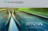 ANNUAL REPORT 2016 |17 - Fraunhofer UMSICHT€¢ Creativity, quality and efficiency in idea generation and the implementation in applications and projects • Market-oriented, long