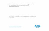 HP Business Service Management - NNMi Topologybsm.tsoftlatam.com/.../eng/pdfs/3_Best_Practices/NNMi_BSM_Topolo… · NNMi,theseviewswillfail.YoumaywanttomodifytheNetworkInterface_Infrastructureviewto