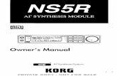 NS5R Owner's Manual - Synthmindsynthmind.com/Korg_NS5R_Manual.pdfScanned by happy Korg NX5R user... Created Date: 11/21/2005 10:17:42 AM ...