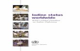 WHO Global Database on Iodine Defi ciencyapps.who.int/iris/bitstream/10665/43010/1/9241592001.pdf · Iodine status worldwide WHO Global Database on Iodine Defi ciency World Health