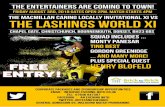 The Macmillan Caring Locally Invitational XI Vs The ... · Chapel Gate, Christchurch, Bournemouth, Dorset, BH23 6BS Friday August 3rd, ... FREE HENRY BLOFELD ENTRY! The Lashings …