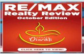 RE/MAX Realty Reviewremax-india.com/marketing/Newsletter/2015/remax-realty...RE/MAX Realty Review October, 2015 From the Chairman’s desk The month of October has been action packed