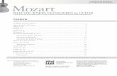 Mozart - Alfred Music · Mozart SELECTED WORKS TRANSCRIBED for GUITAR ... Sonata in C, K . 545 ... K . 331 ...