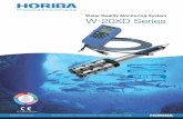 unit: mm (in) Option W-2000S Control unit W-22XD W … of sea water, river water, dams, well water, ground water, city water, storm water run-off, lakes, ponds, and fish farms. Horiba’s