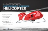 TM CUSTOMIZABLE UNMANNED HELICOPTER - … unmanned helicopter lx300 tm 90 kg payload capacity best value solution robust and reliable versatile and adaptable less vibration, better