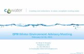 EPRI Winter Environment Advisory Meeting - Home Page …€¦ ·  · 2011-04-18EPRI Winter Environment Advisory Meeting February 14 -16, 2011 ... Trash Rack AquaSweep™ Grid Intake