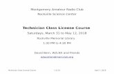 Technician Class License Course Class License Course 3 of 23 April 7, 2018. announcements ... USB C-Media CM119 sound interface used as an analog-to-digital converter