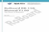 RoBoard RB‐110 Manual V1 - robotshop.com in CM119, including dual DAC and earphone driver, ADC, microphone booster, PLL, regulator, and USB transceiver.