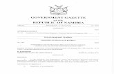 Notice - … ·  · 2016-07-18REPUBLIC OF NAMIBIA ... 14 June 2016 CONTENTS No. 6036 Page 2016 GOVERNMENT NOTICE No. 122 Amendment of Petroleum Products Regulations: Petroleum Products