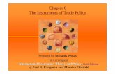 Chapter 8 The Instruments of Trade Policy - UC3M · Chapter 8 The Instruments of Trade Policy Prepared by Iordanis Petsas To Accompany International Economics: Theory and Policy,